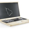 Для детей сделали ноутбук, устойчивый к мелу i-Wood Laptop